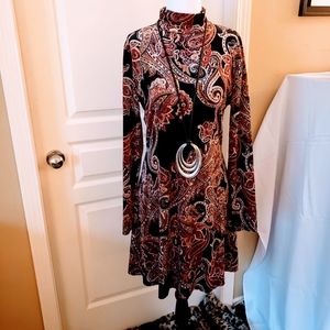 Gorgeous velvet paisley dress
